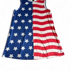 Dress Works Patriotic Stars & Stripes Dress